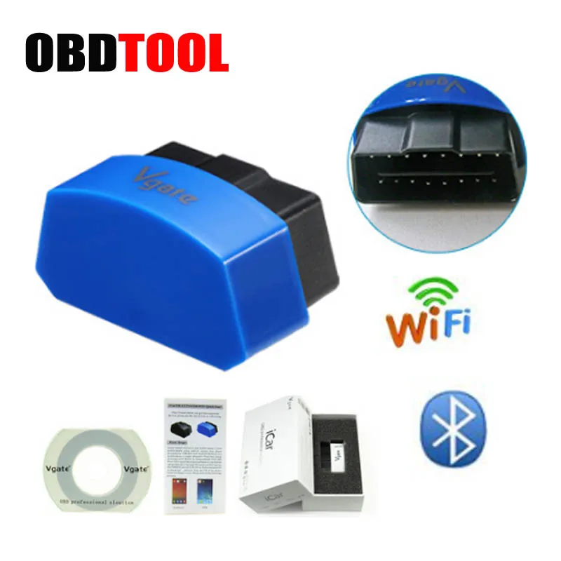 Vgate icar3 мини WI-FI Bluetooth V3.0 OBD2 ELM327 Икар 3 OBD 2 код читателя для Android/IOS/pc диагностика сканер jc10