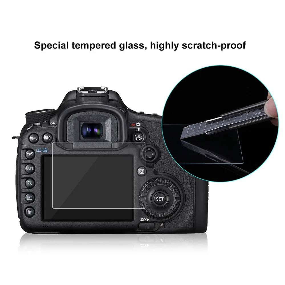 2 шт Закаленное стекло протектор экрана для Canon EOS 5D Mark III MK 5DS 5DSR 5 DIII DSLR камеры защитное стекло HD защитная пленка