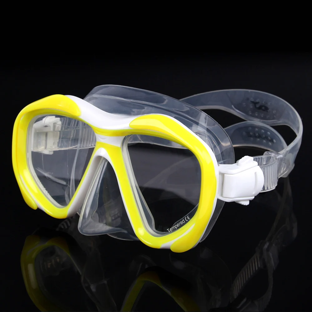 Бренд профессиональные силиконовые Шестерни Дайвинг маска, оборудование для подводного плавания взрослых Анти-туман УФ Водонепроницаемый Плавание/очки для плавания Для мужчин Для женщин