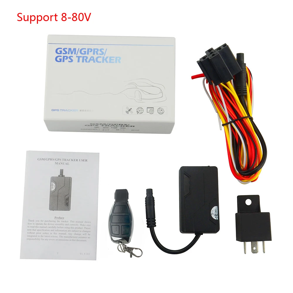 Conban Vehicle GPS GSM GPRS Tracker Locator GPS311C TK311C for Car Motorcycle Scooter can Cut off engine 8V-80V Car GPS Tracker