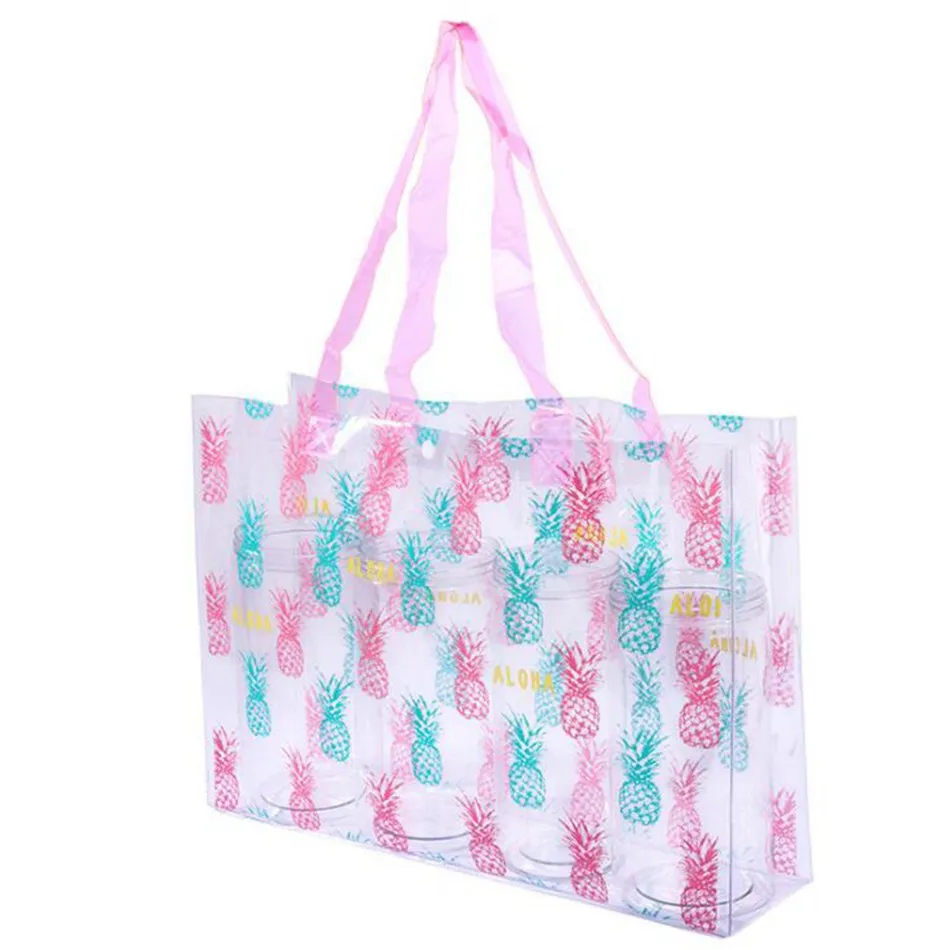 Косметичка из ПВХ с фламинго, женская косметичка, переносная сумка на застежке, для путешествий, водонепроницаемая, Wish kits, органайзер, прозрачная сумочка, косметичка - Цвет: 3