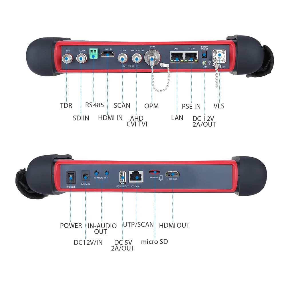 Seesii x7movtadhsplus 7 "Сенсорный экран 4 К Тесты er Мониторы IPC TVI CVI видеонаблюдения Камера Тесты H.264 Управление IP обнаружение Wi-Fi 8 ГБ