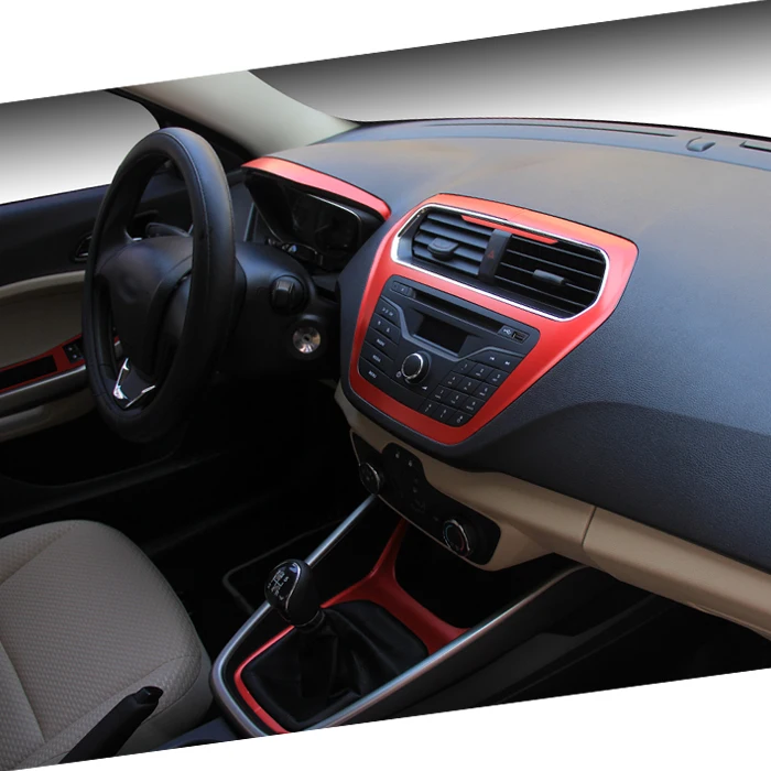 

Car-Styling Brand New Car Interior Center Console Color Change Carbon Fiber Molding Sticker Decals For Ford Escort