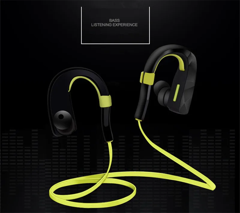 New Style Wireless Stereo 4.0 Bluetooth Headsets sweatproof Noise Cancelling with Microphone Earplugs Neckband type PE12 (7)
