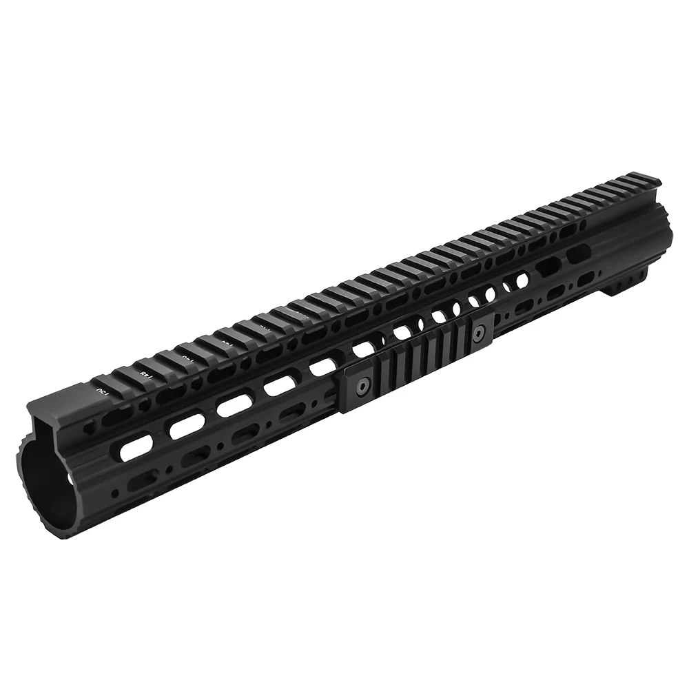 

Magorui PRO Model 4/AR15 Rifle 15" Super Slim Free Float Handguard With 2 Drop-in Rails