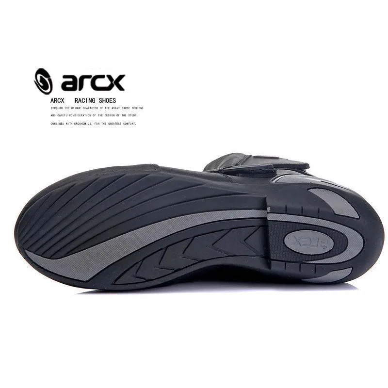 Motorbike MEN Leather Breathable Motocross Boots Waterproof Motor Bike Protector Gear ARCX Shoes motorcycle rain boots,motorcycle boots