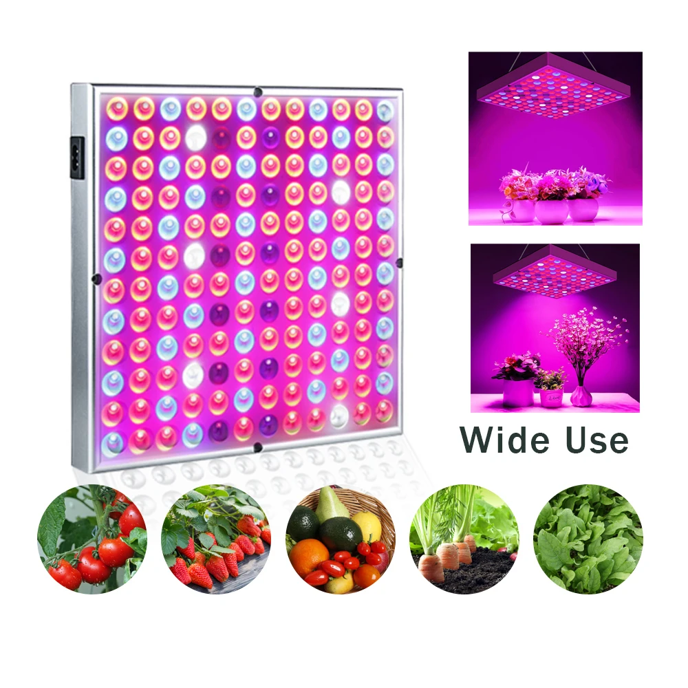 Светодиодный светильник для выращивания растений, 25 Вт, 45 Вт, AC85-265V, полный спектр, светильник для выращивания растений, цветов