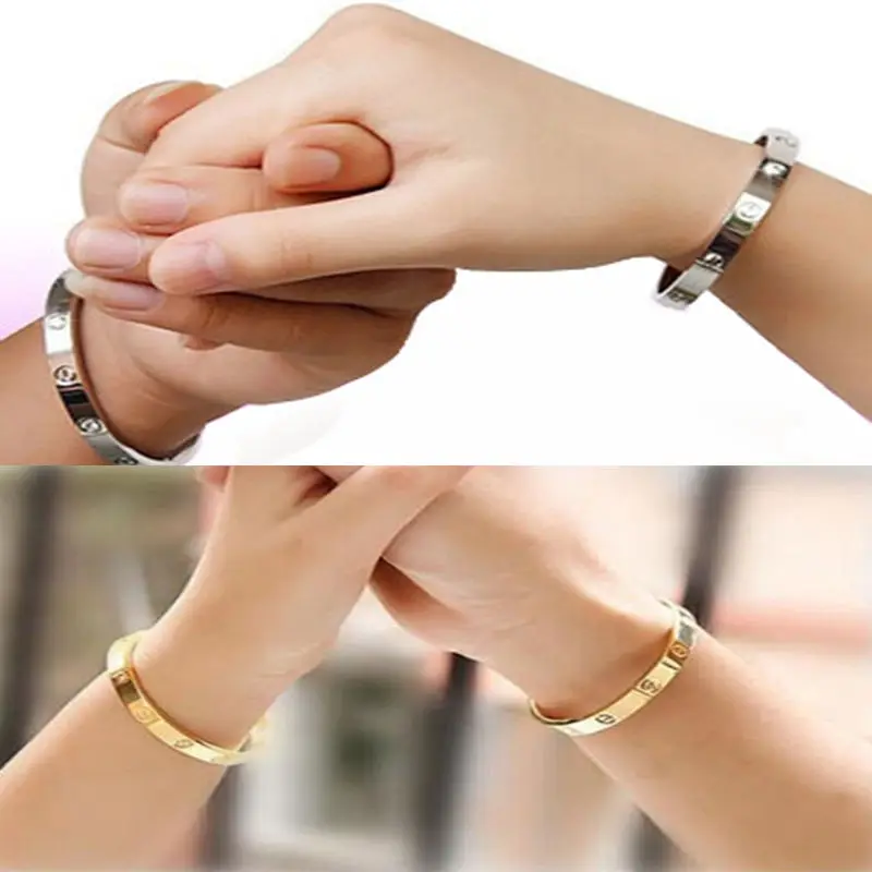 1pc Pretty Lady Love Bangle Cuff Bracelet&Bangle Buckle Bracelet For Women Gift Jewelry Wholesale