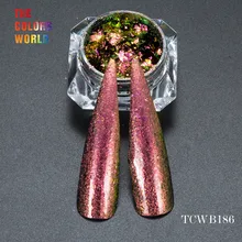 TCWB186 хлопья Хамелеон магический эффект хлопья большой размер Хамелеон для пилка для ногтей и другие DIY украшения