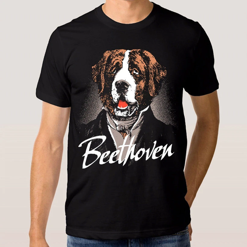 ベートーベン犬 Senbernar 映画 Tシャツメンズ新綿 Tシャツ Xs 3xl Discout ホットな新ファッショントップ送料無料 18 Officia Tシャツ Aliexpress