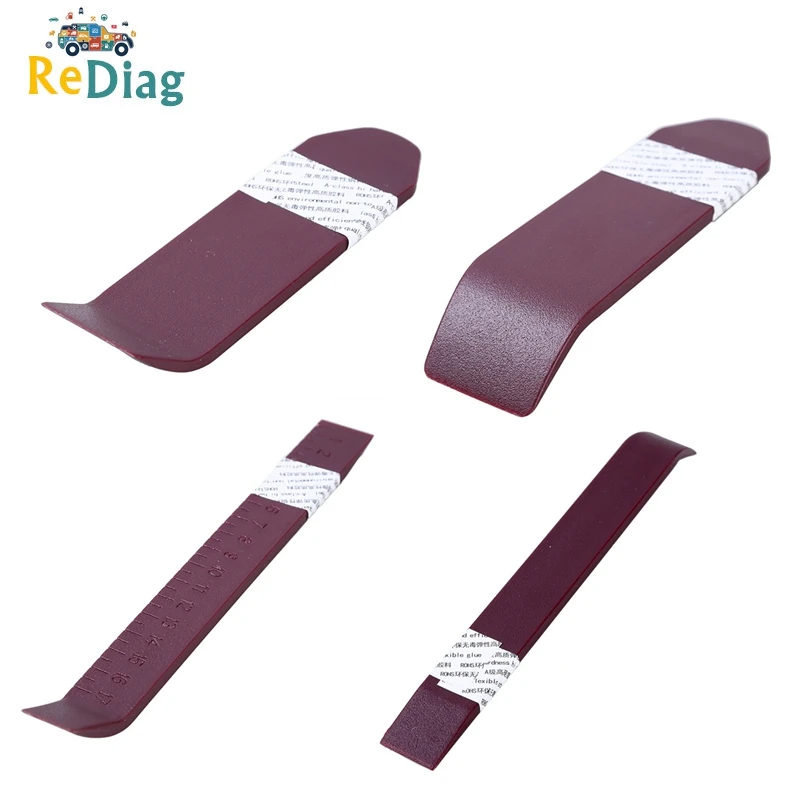 Auto Door Clip Panel Trim Removal Tool Kits Navigation Disassembly Seesaw Car Interior Plastic Seesaw Conversion Tool 4 Sets afbeelding