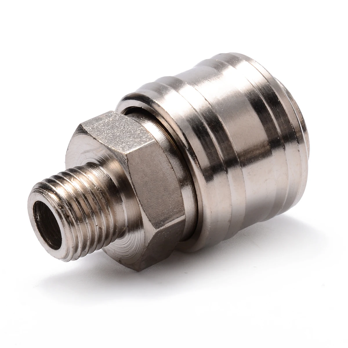 2pcs 1/4 BSP Male Thread Air Line Hose Compressor Connector Euro Female Quick Release Fitting