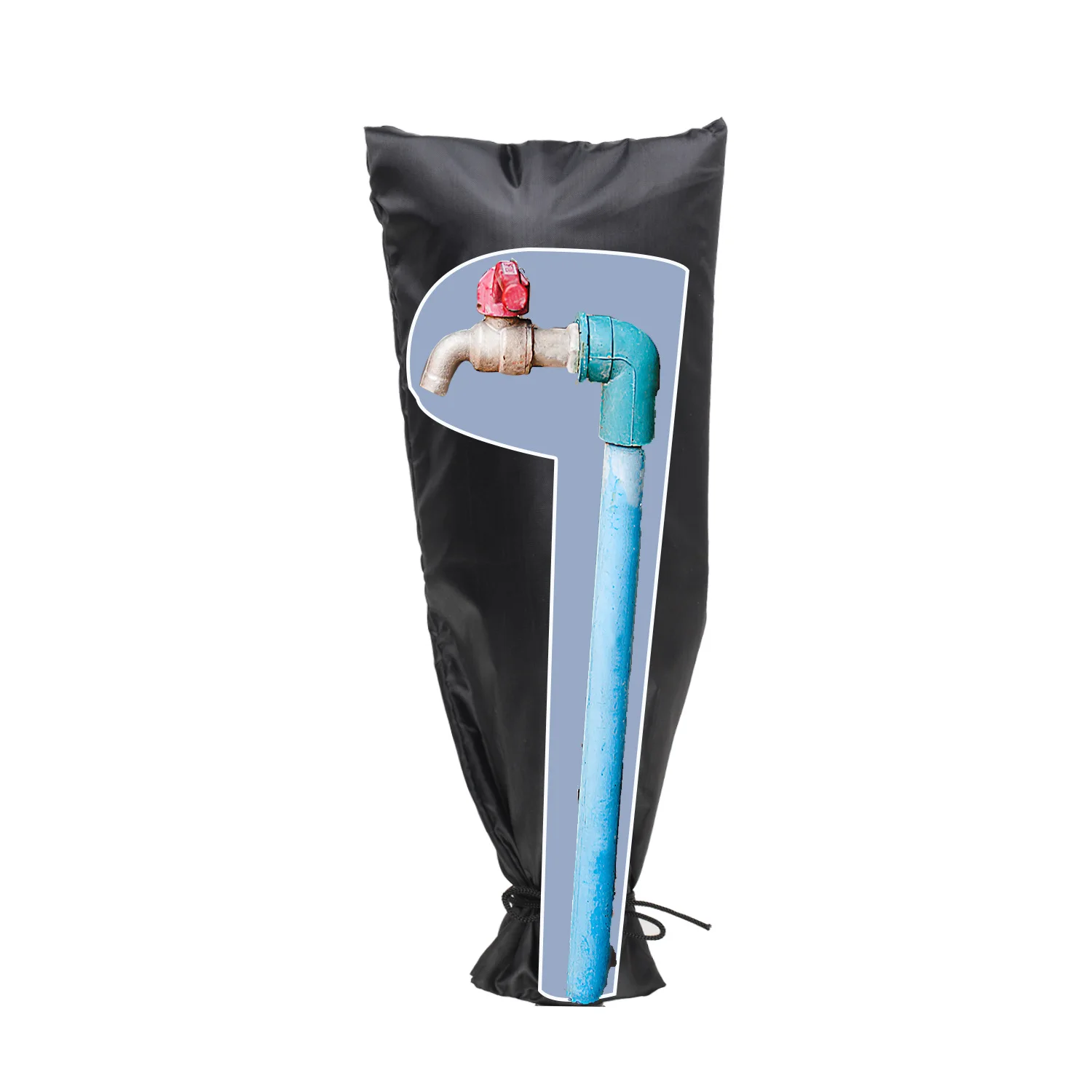Водонепроницаемый кран крышка кран защита от замерзания для защиты зима антифриз кран крышка Мягкий Открытый кран носки - Цвет: A1