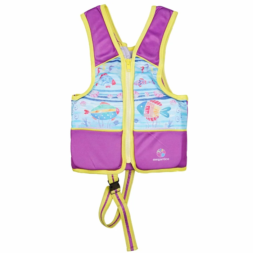 Дети Плавание жилет Дети Плавание тренер жизни куртка плавучести Плавание одежда регулируемый ремень безопасности, легко и выключается