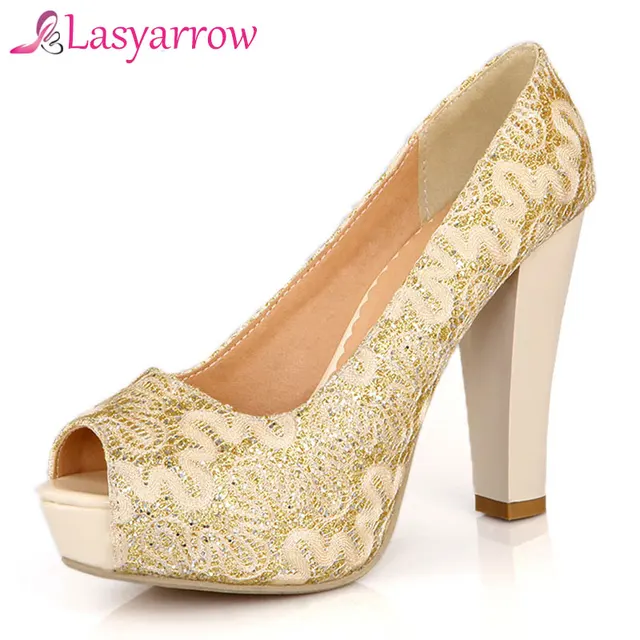 Lasyarrow Women S Shoes Thick High Heels Bling Gladiator Woman Lasyarrow Women S Shoes Thick High Heels Bling Gladiator Woman Y P Toe Wedding White