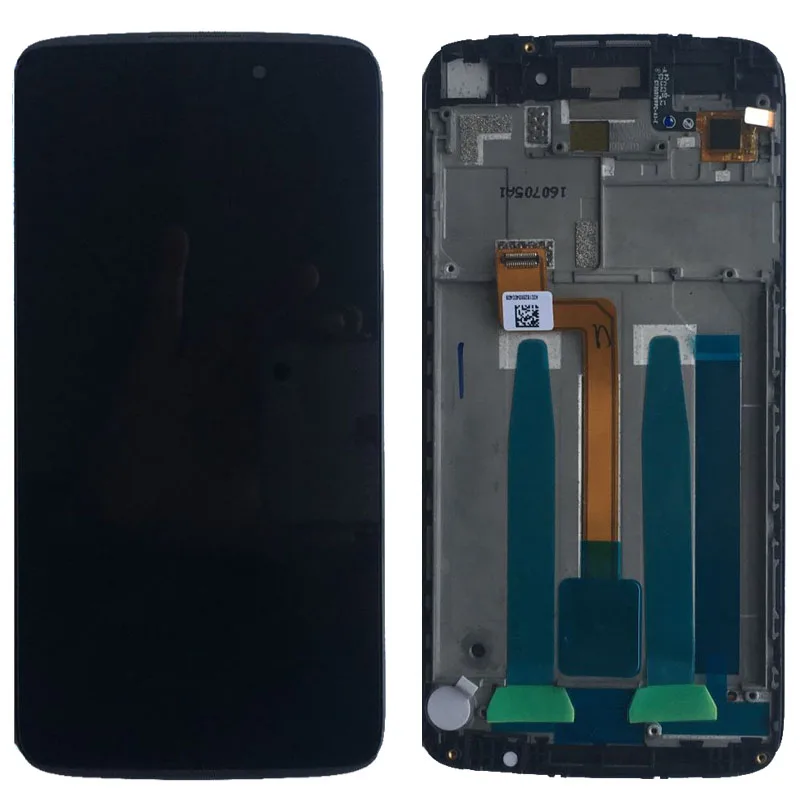 Черный ЖК-дисплей сенсорный экран + Рамки для Alcatel One Touch Idol 3 6045 ot6045 6045y | Мобильные