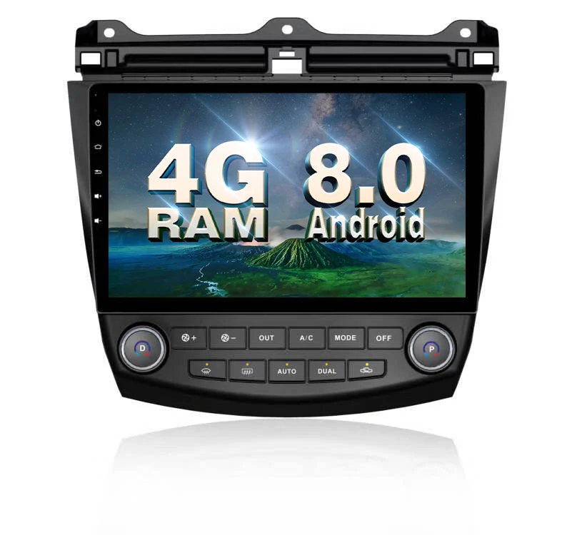 Discount 4G RAM Android 8.0 Car GPS Navigation System DVD Player Auto Radio Player Audio Video Stereo Media For Honda Accord 2003-2007 17