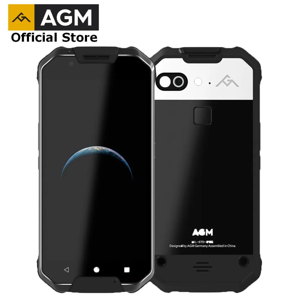 OFFICIAL AGM X2 5.5"4G Smartphone 6G+64G/128GB Android 7.1 Mobile Phone