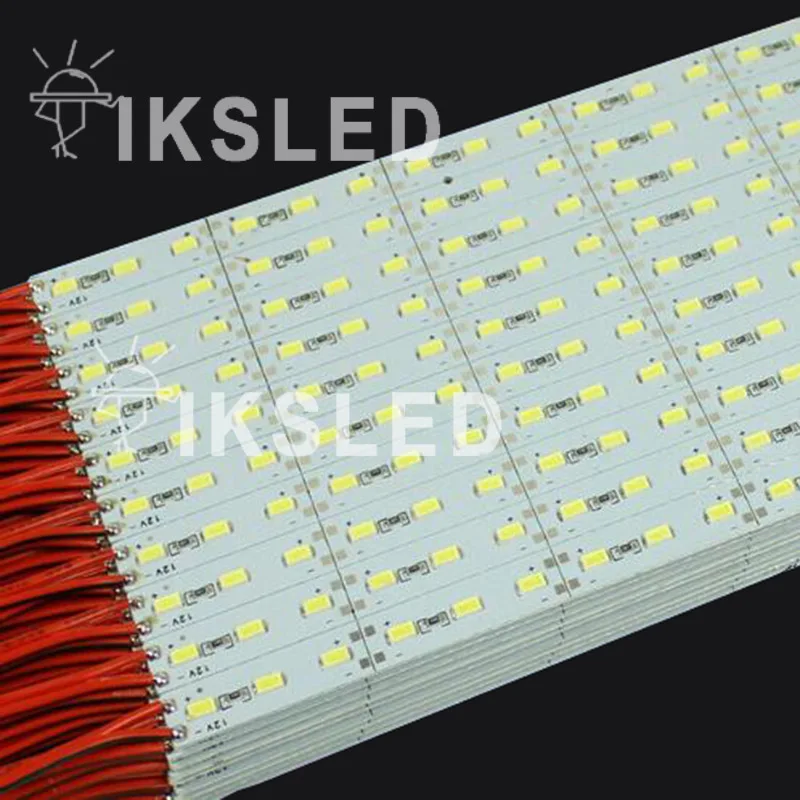 5 шт.* 50 см DC 12 В 36 SMD 5730 светодиодный жесткий светильник для светодиодной ленты с фабрики 50 см, красный/синий, зеленый цвет+ алюминий U+ крышка