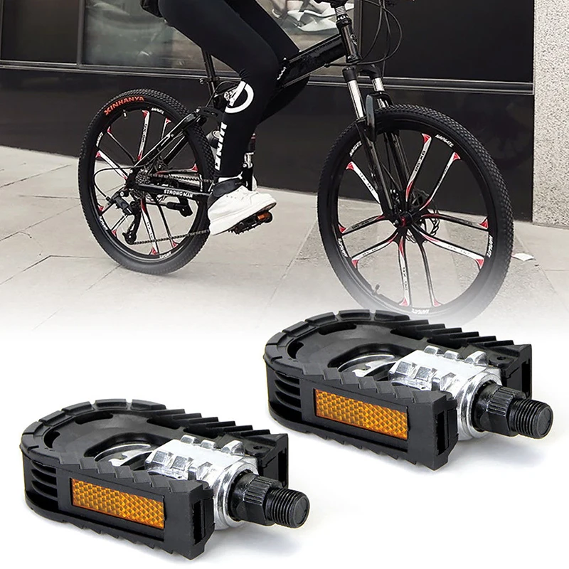 

1Pair Foldable Pedal Bike 11* 7* 2.8cm Bicycle Pedals Mountain Folding Racing Bike Cleat Pedal pedales bicicleta MTB