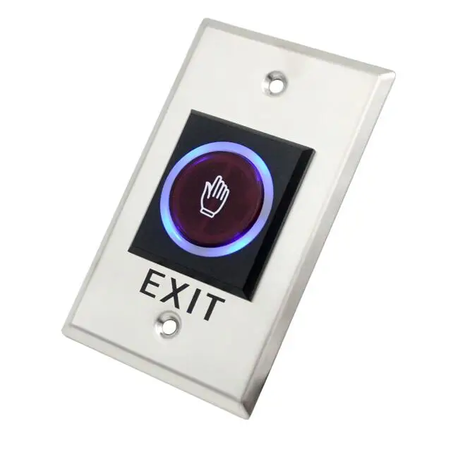 

Infrared Sensor Switch No Touch Contactless Door Release Exit Button with LED Indication
