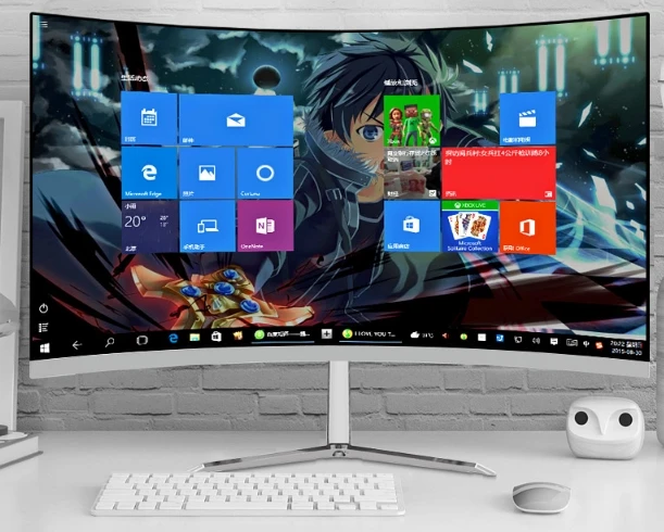 CPU i7-7700 16 Гб ОЗУ 240 ГБ SSD 1 ТБ HDD GTX1050Ti 4G 23 6/27/32 дюйма монитор кривой все в одном