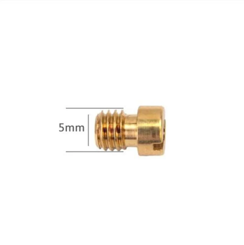 12 шт. мотоцикл Carb 5 мм резьба M5 круглый основной струи размер 60-110 для Mikuni Kenhin карбюратор Gy6 139qmb 50cc Форсунка