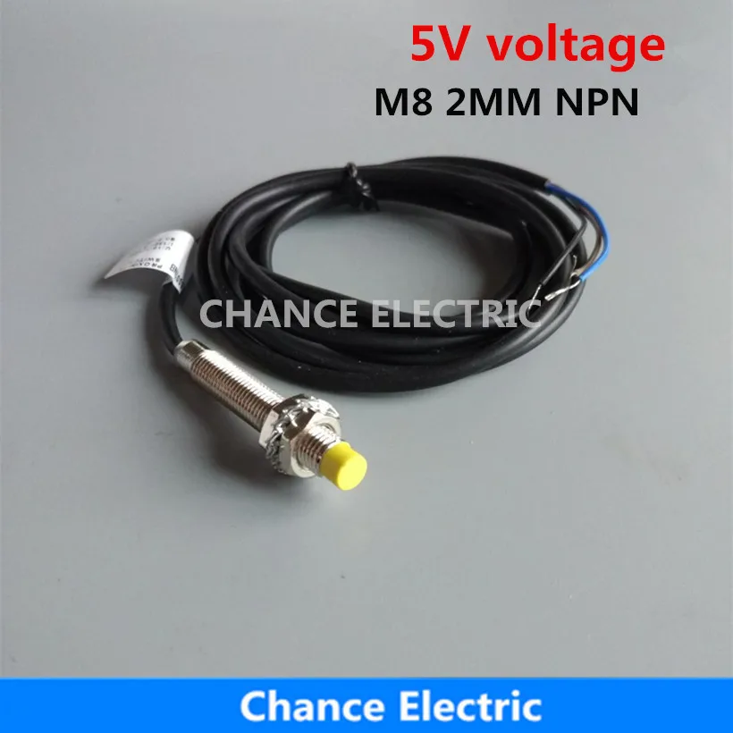 Inductive Proximity Sensor Switch 5V M8 2mm Non flush NO NC Free
