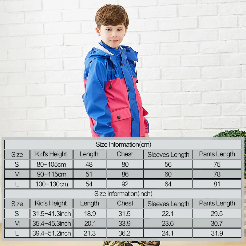girls size 7 rain coat