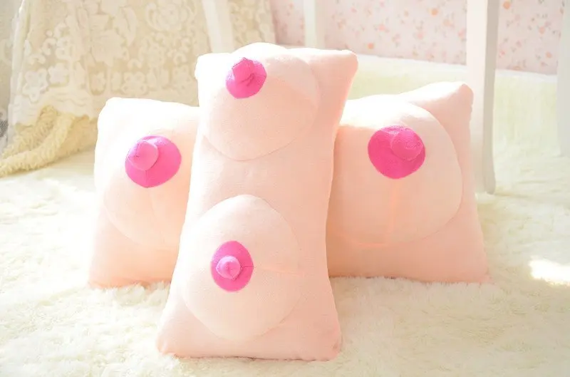 Креативная плюшевая подушка пенис игрушка кукла большие груди грудь игрушки пара забавные подарки мягкая модель Подушка эротический сексуальный подарок