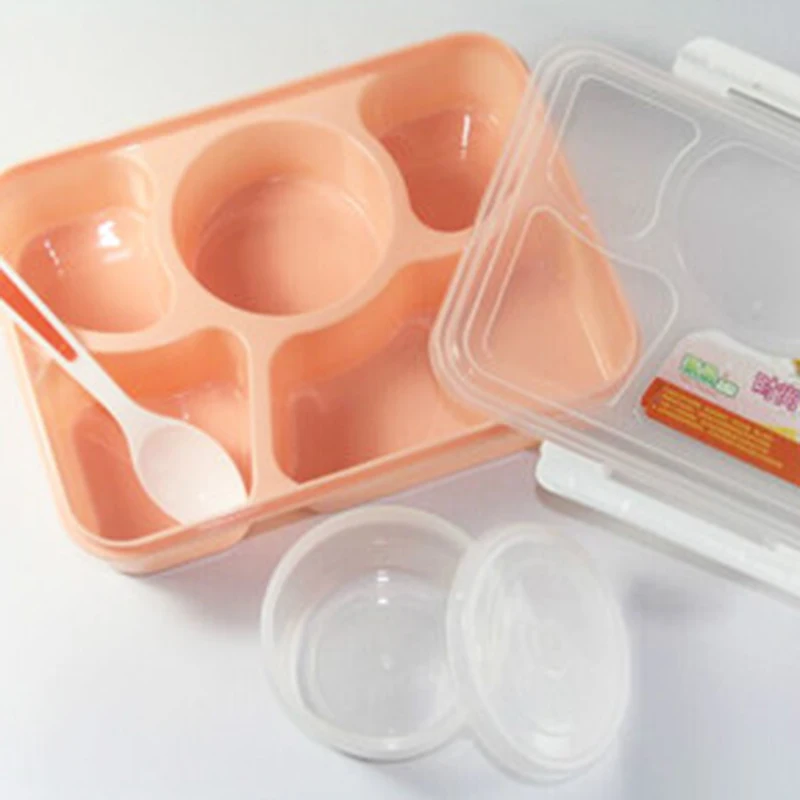 Baby-Food-Container-Children-Meal-Feeding-Tableware-With-Lid-Infant-Training-Storage-Children-Bowls-Plate-Toddler-Dinnerware-T0661 (2)