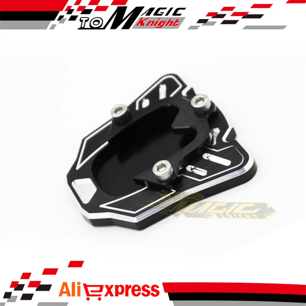

Motorcycle Accessories CNC Side Kickstand Stand Extension Plate For HONDA CBR500R CB500F CB500X 2013-2014 Black