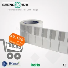 50 шт./упак. длинный диапазон, УВЧ печати Anti Theft RFID этикетка на ювелирные украшения тегов PET пустой Водонепроницаемый для магазина Управление решение