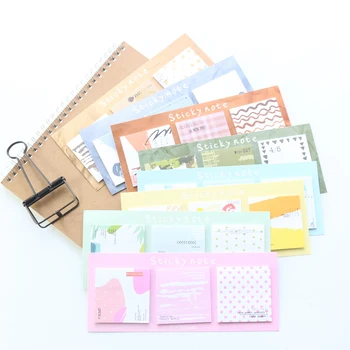 

Domikee candy cartoon school student self-sticky index label for diary notebook stationery,candy kawaii sticky note pad set