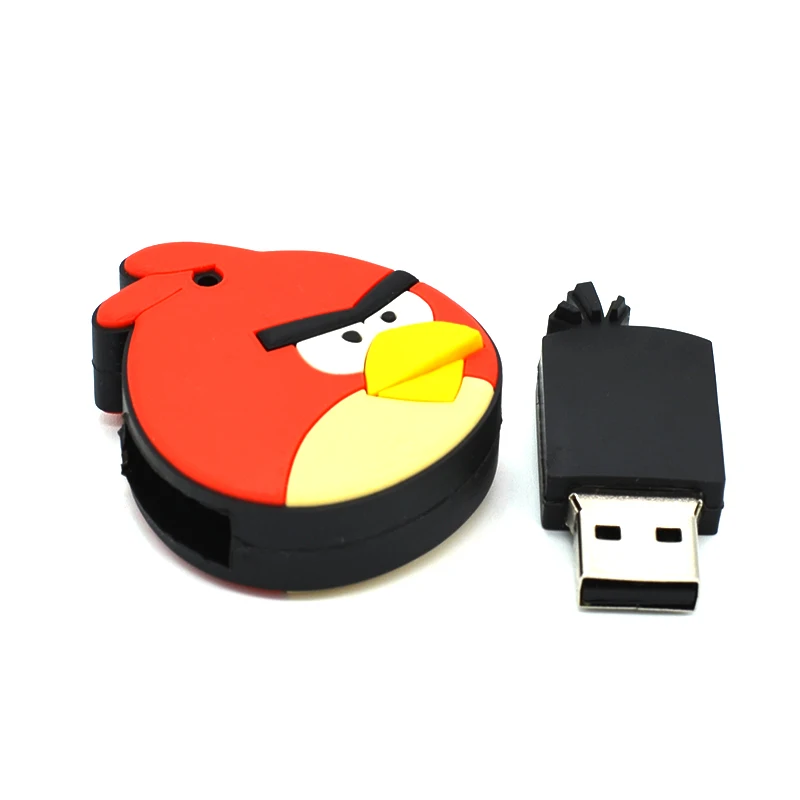 Pendrive cartoon animal parrot bird 4GB/8GB/16GB/32GB usb 2.0 flash drive flash memory stick pendrive Free shipping