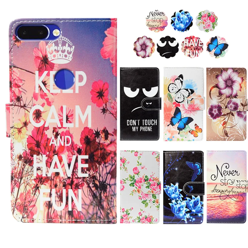 

Fashion PU Leather Flip Print Wallet Case For Vernee Mix 2 Case Cover Book Case 6.0" Ultra-thin Phone Cover For Vernee Mix 2