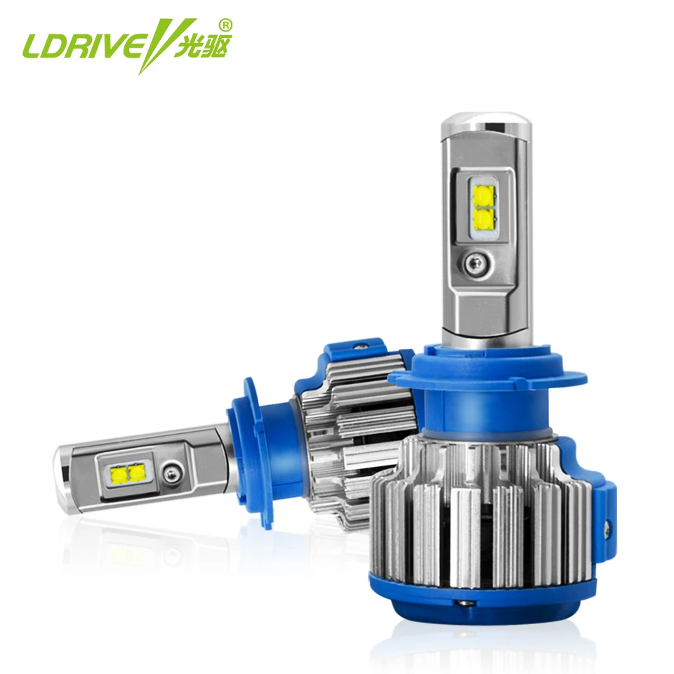 

LDRIVE Car LED Headlight Bulb H7 H4 H8/H11 HB3/9005 HB4/9006 H1 H3 9012 H13 9004 9007 70W 7000LM Auto Bulb Headlamp 6000K Light