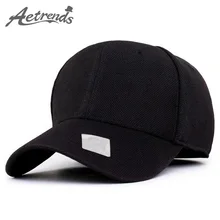 [AETRENDS] однотонная бейсболка, мужские шапки и кепки, Черная Кепка водителя грузовика, уличная спортивная Z-1477 для гольфа и тенниса