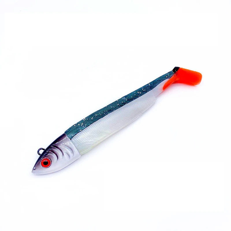 

Wokotip Black Minnow 30g 12cm Fishing Lure Soft Pike Lure Leurre Souple Shad Peche Iscas Artificiais Silicone Bass Lure