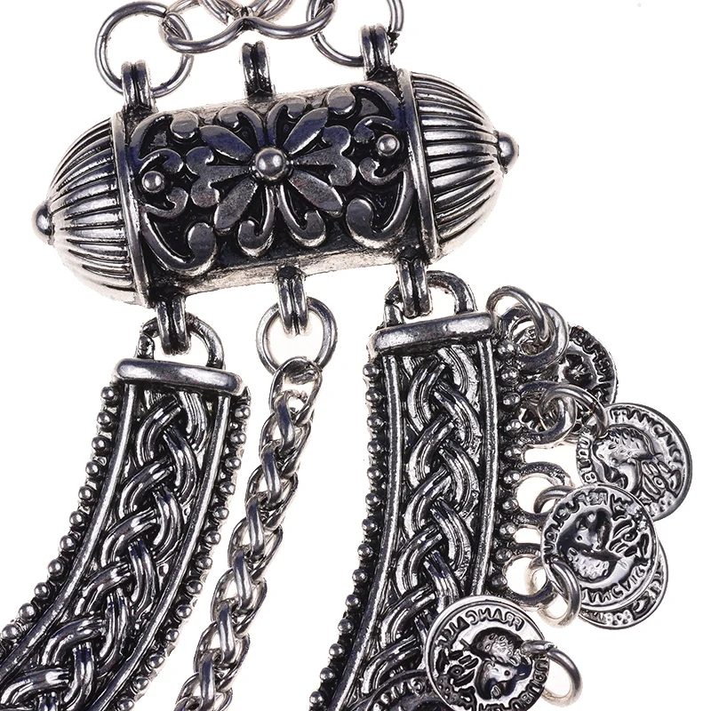 Крупное цыганское ожерелье с большим воротником, женское богемное этническое Макси колье, женское винтажное многослойное мощное ожерелье для женщин