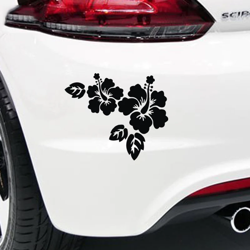 Flowers design car stickers and decals,die cut reflective scratch