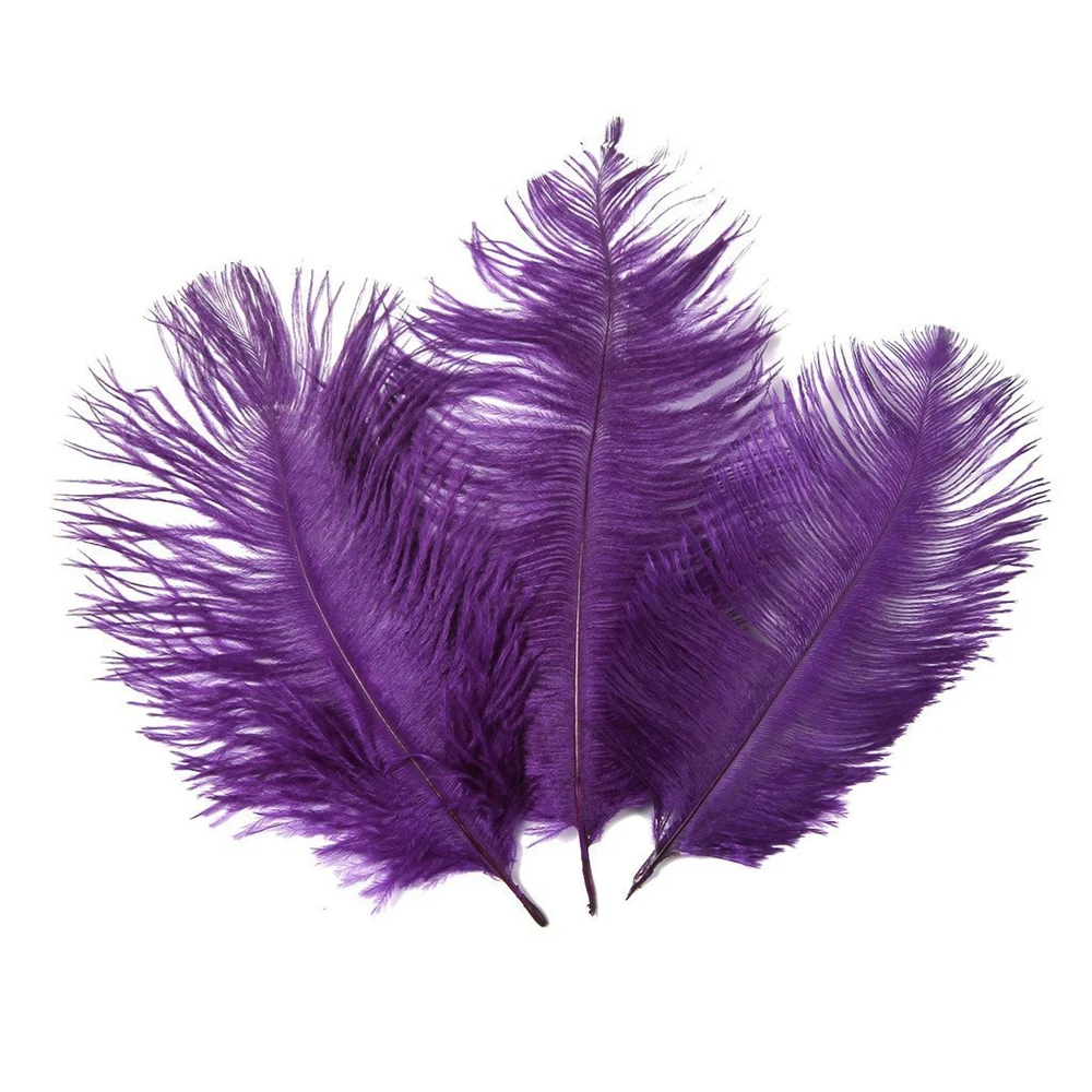 Wholesale Price Sale! 500pcs Purple Ostrich Feather 15-20cm For Wedding ...