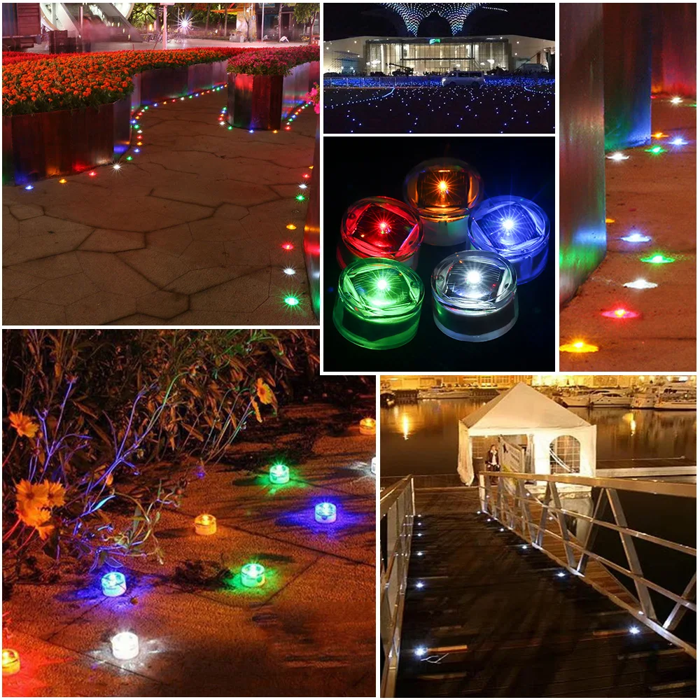 

IP67 Solar LED Lamp Underground Lamp Light Control Outdoor Ground Garden Path Floor Buried Yard Spot Landscape Light