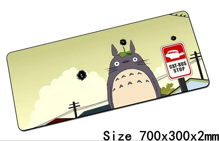 Totoro коврики для мыши 70x30 см Коврик для мыши notbook компьютерный коврик для мыши лучший игровой коврик для мыши геймер для клавиатуры коврик для мыши для ноутбука - Цвет: Size 700x300x2mm