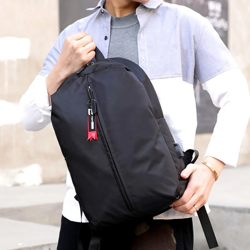 Новый рюкзак для путешествий мужской модный тренд Повседневная сумка компьютер большой емкости Простой мужской рюкзак