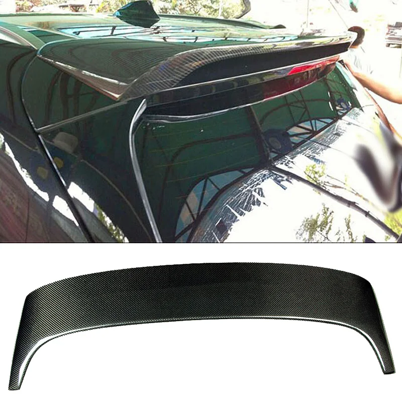 

H Style Real Carbon fiber Trunk Boof Spoiler F15 X5 Fit For BMW