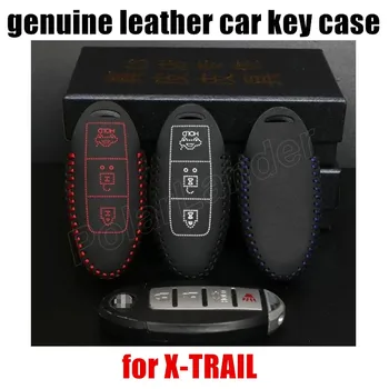 

Only RedNew Hot Hand Sewing Genuine Leather Car Key Case Exquisite Handmade Key Cover Fit for NISSAN TEENA LIVINA XTRAIL