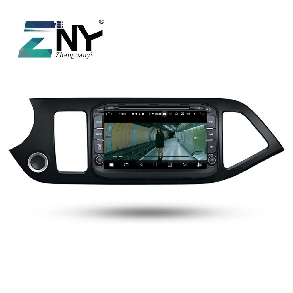 8 &quotips 1024x600 Android 9 0 автомобильный стерео gps для Kia Morning Picanto 2011 2012 2013 2014 DVD Радио FM BT