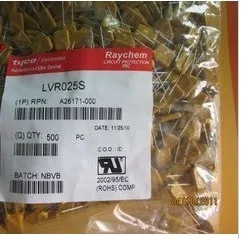 

PPTC resettable fuse LVR025 Raychem Raychem Tyco Tyco 240V 250MA 0.25