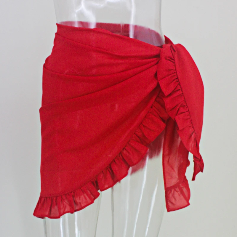 Tobinoone, новая коллекция, дизайн, летняя женская юбка с оборками, асимметричные сексуальные юбки, мини облегающая Клубная пляжная юбка